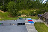 Basketball and Pickleball at 8 bedroom cabin