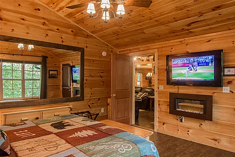 Bedroom TV - Webb Creek Hideaway