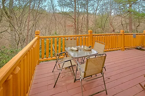 Sevierville Cabin with Outdoor Seating Sleeps 6 - Wuzzy's Flophouse